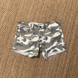 Camo Jean Shorts